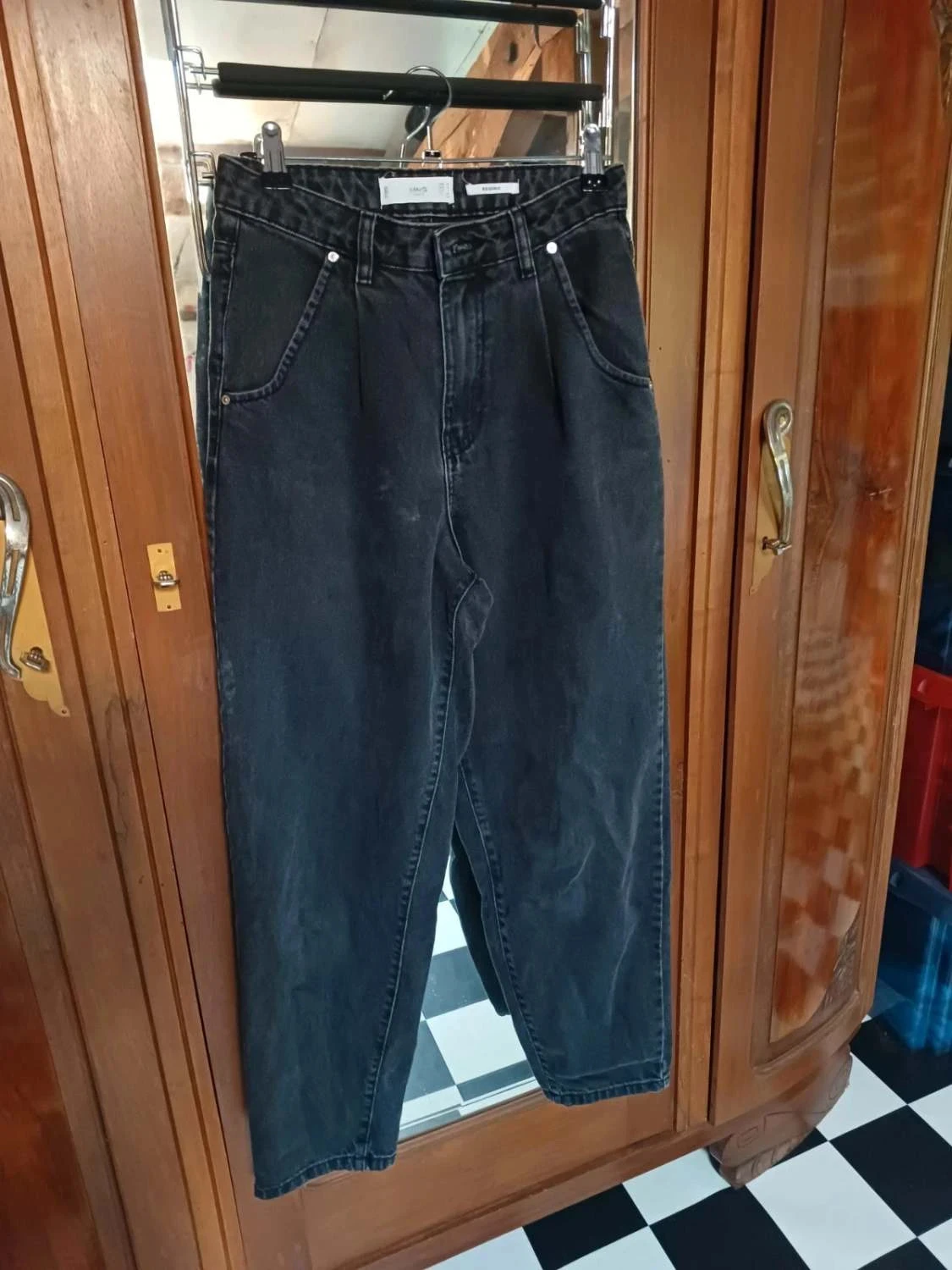 Jean slouchy regina mango taille 34